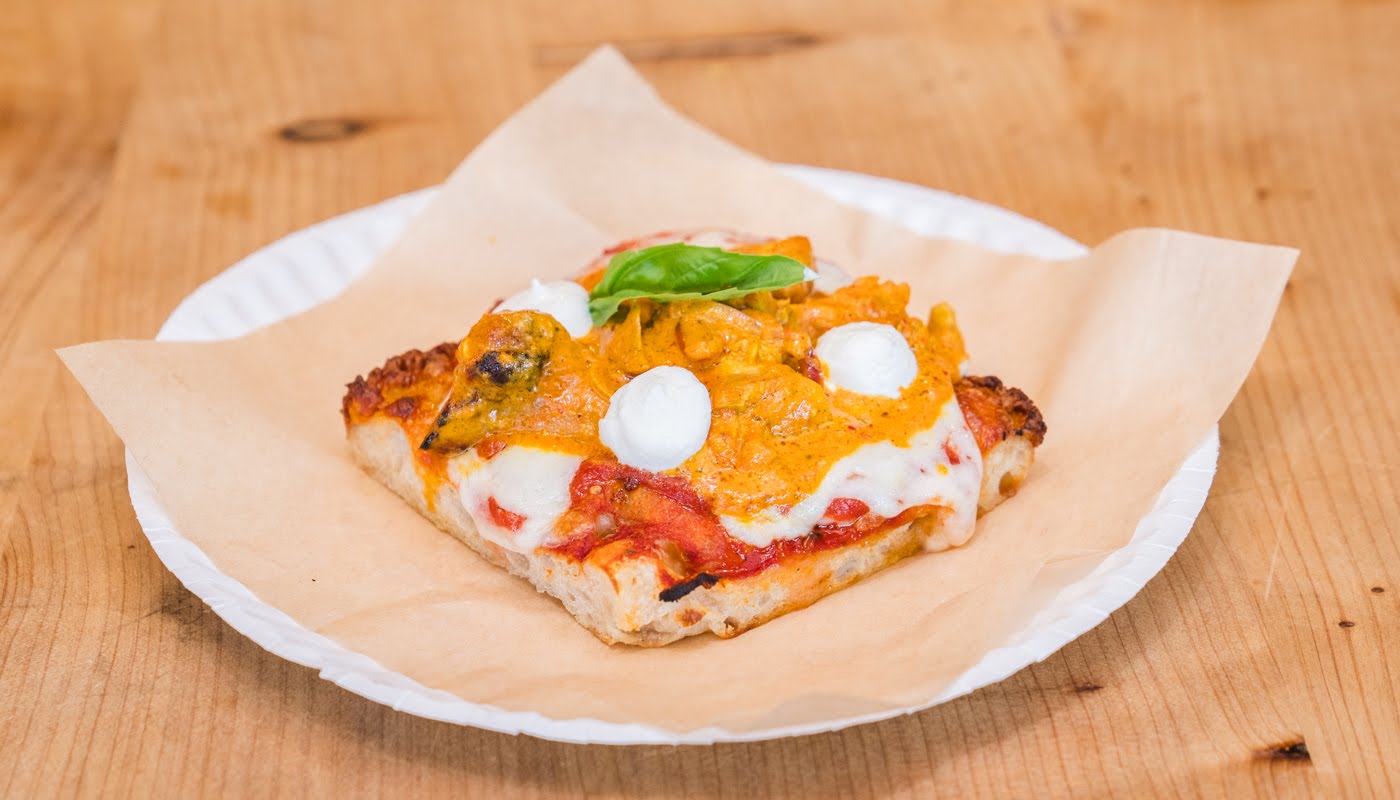 Sunset Squares Pizza by null