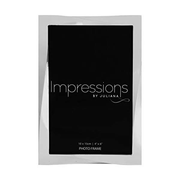 Home Garden Impressions Silver Plated Double Photo Frame 2 5 X 3 5 Fm