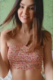 Amateur model cara boyle releases her large breasts from a tube top jpg x Tube top tits
