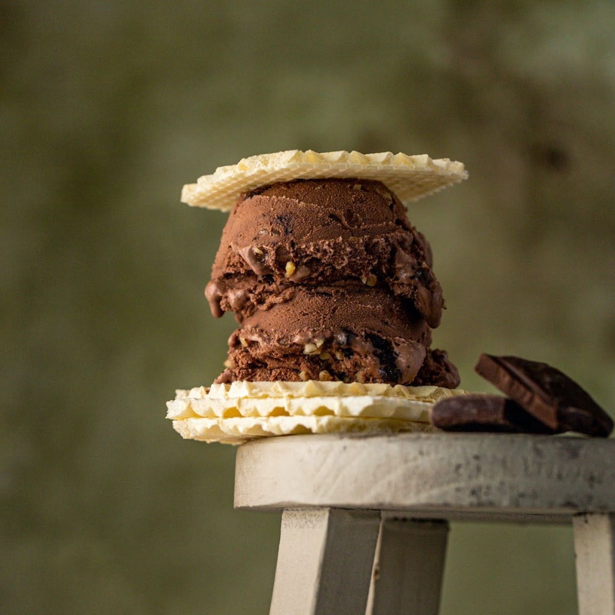 Saffron & Rose Ice Cream by null