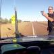 Queensland police officer points gun at man caught speeding 