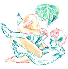 Illustration of the on the edge of the bed with the receiver on the lap sex position png x List of sex positions