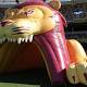 Brisbane Lions introduce inflatable Lion for players to run through before ... 