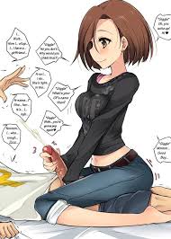 Having a morning handjob jpg x Hentai handjob