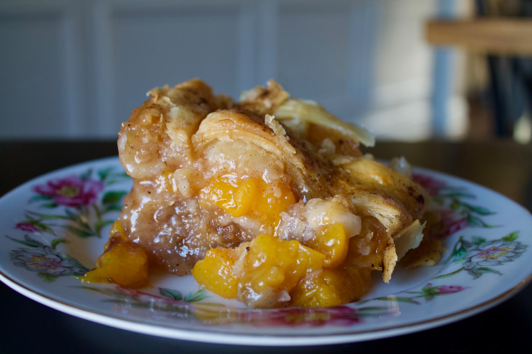 Aunt Evelyn's Peach Cobbler by null
