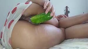 Blonde milf cucumber double penetration jpg x Thick cucumber