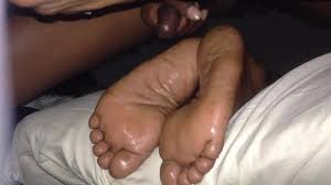 Black toenails get happy juice all over them jpg x Cum on feet black