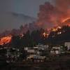 カナリア諸島の火山噴火、５０００人が避難 噴火続く見通し