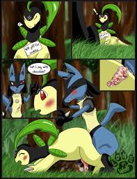 Porn comic rosa and lucario hyoreisan sex comic busty brunette was jpg x Lucario sex