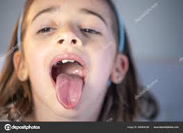 child girl open mouth|Young Girl Makes Funny Image & Photo (Free Trial) | Bigstock