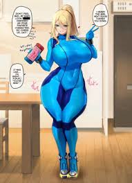 Samus aran teal metroid jpg x Samus hentai