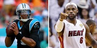 Cam Newton Does LeBron James Stomp.