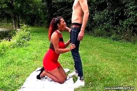 Bald ebony girl from germany is fucked outdoors in doggy porn jpg x Ebony outdoor