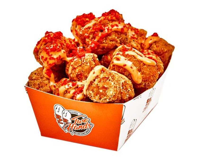 Two Hands Corn Dogs KATY by null