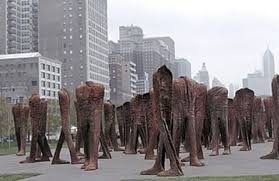 Human Landscapes sculpture by Magdalena Abakanowicz