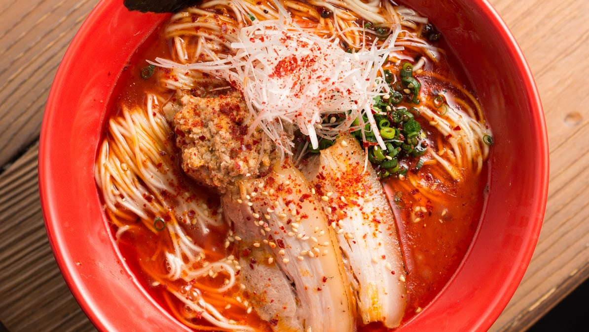 Golden Pork Tonkotsu Ramen Bar by null