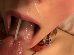 Girl swallows a mouth full of cum jpg x Mouth full of cum