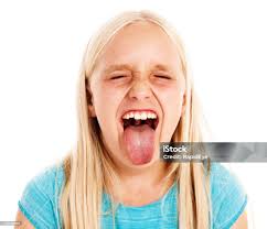 tongue girl|Smiling Girl Opening Image & Photo (Free Trial) | Bigstock