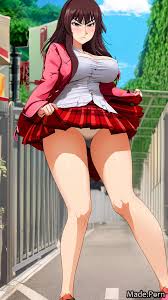 Upskirt view pixai animeaiporn jpg x Anime upskirt