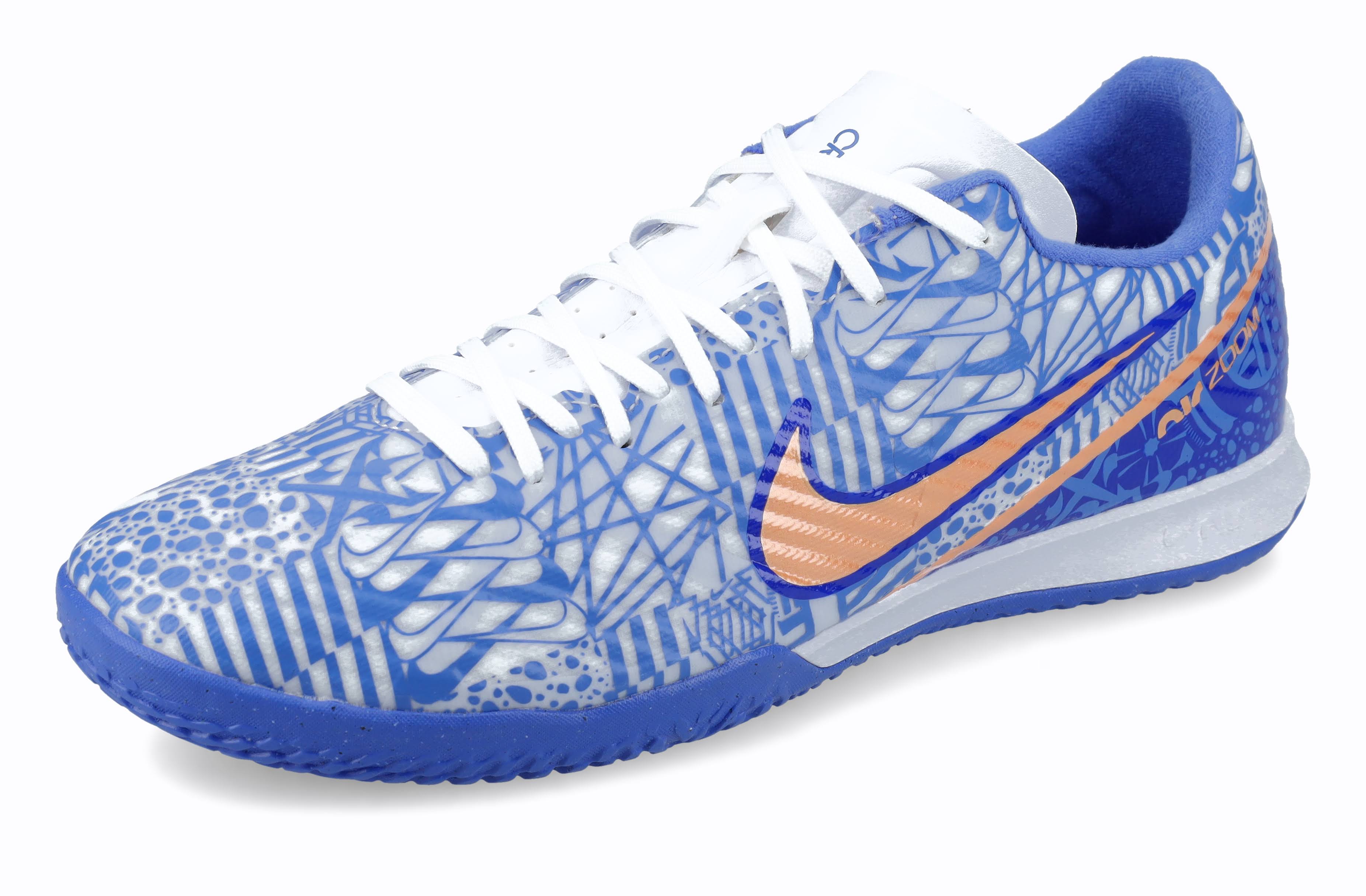 Nike Zoom Vapor 15 Academy CR7 IC - White/Blue