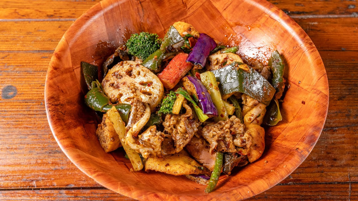 108 Food Dried Hot Pot by null