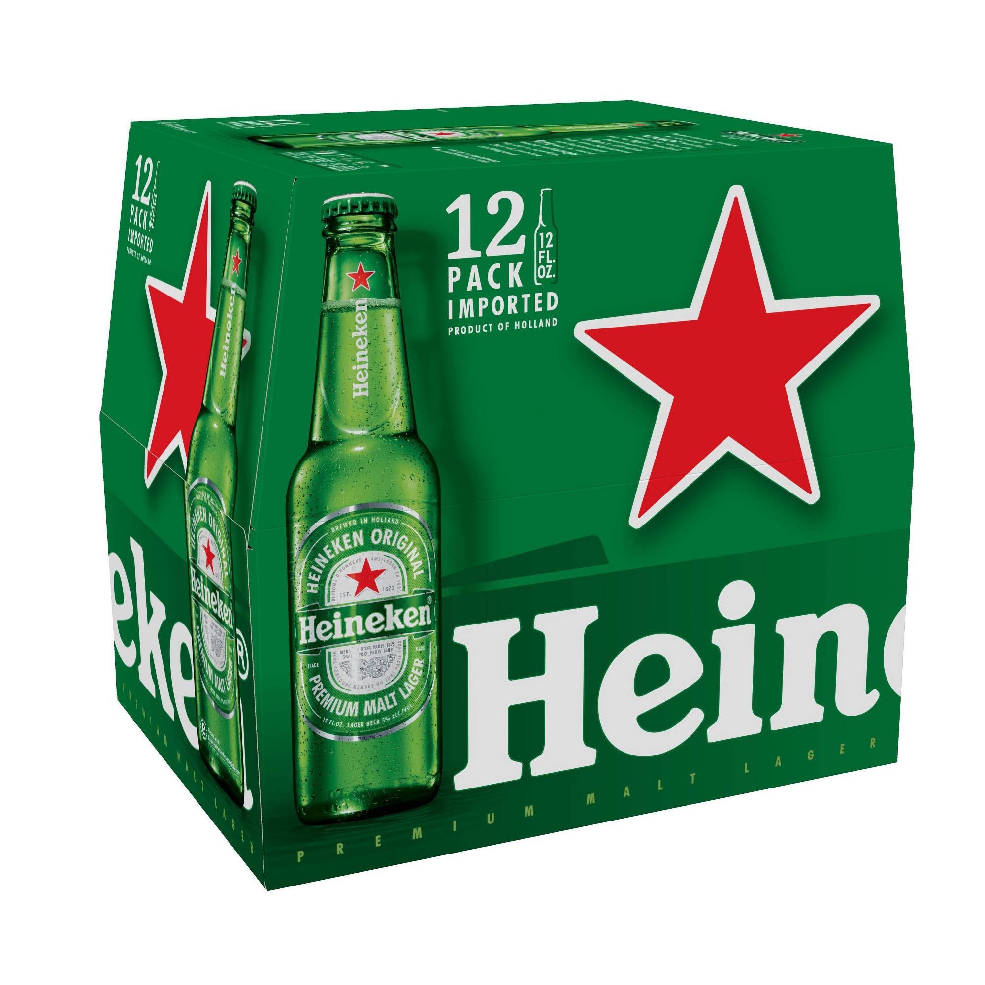 Heineken Lager Beer - 12 Pack