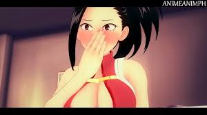 Yaoyorozu momo on an orgasmic quest in hero academia jpg x Yaoyorozu hentai 3d