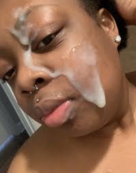 Busty ebony blowjob and facial jpg x Ebony face