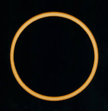 Which eclipse has a ring of light surrounding the darkened moon?