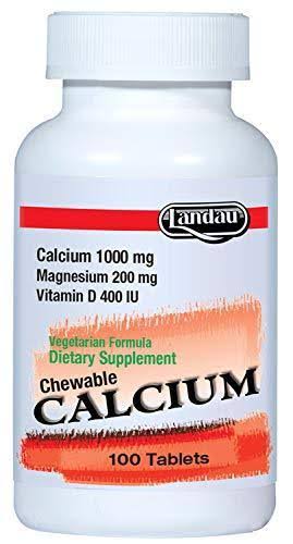 Landau Kosher Chewable Calcium Magnesium with Vitamin D 100 CHW