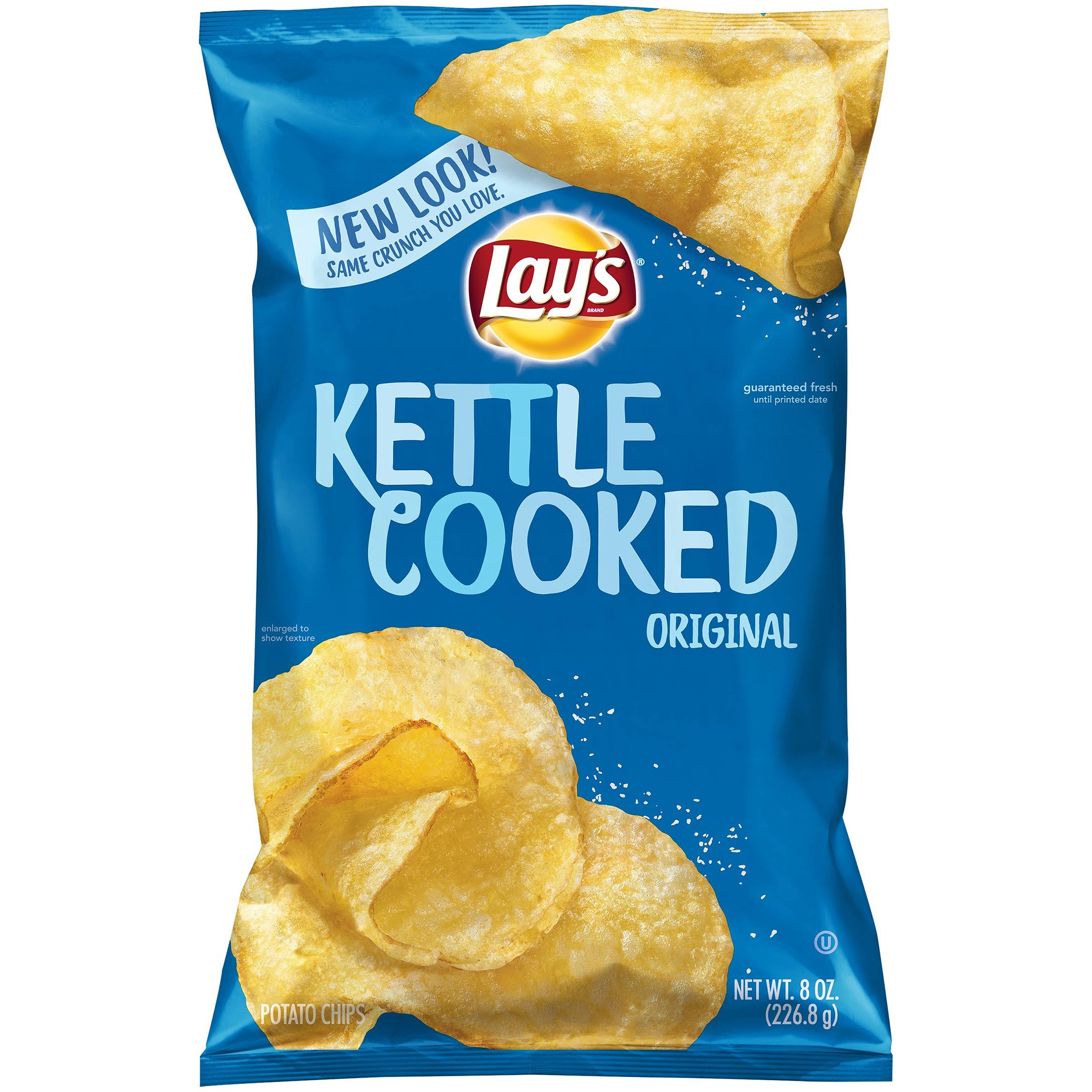 Lay's Kettle Cooked Original Potato Chips - 8oz