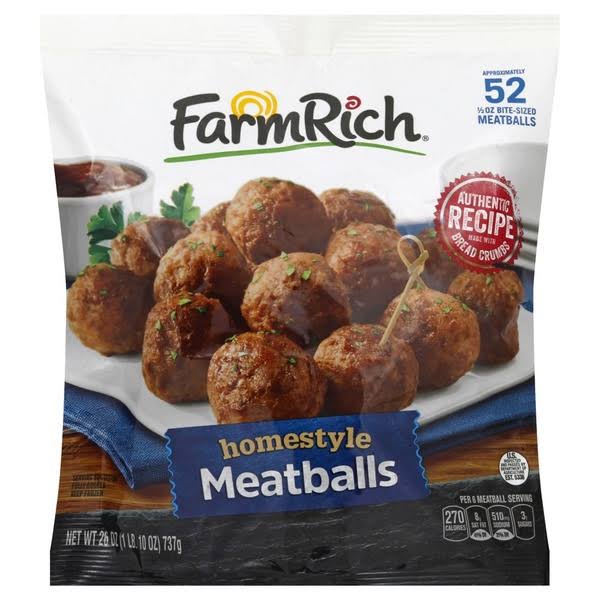 Farm Rich Homestyle Meatballs - 26oz
