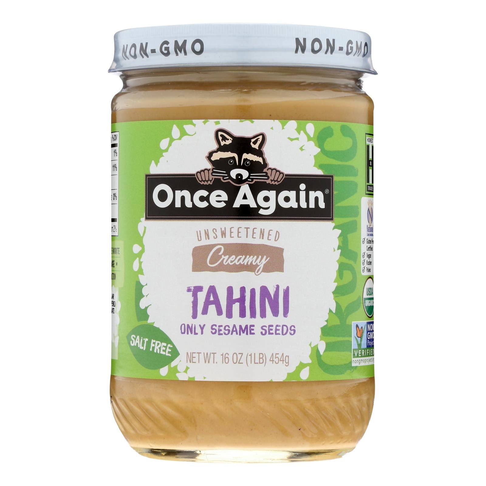 Once Again, Organic Tahini - 16 oz