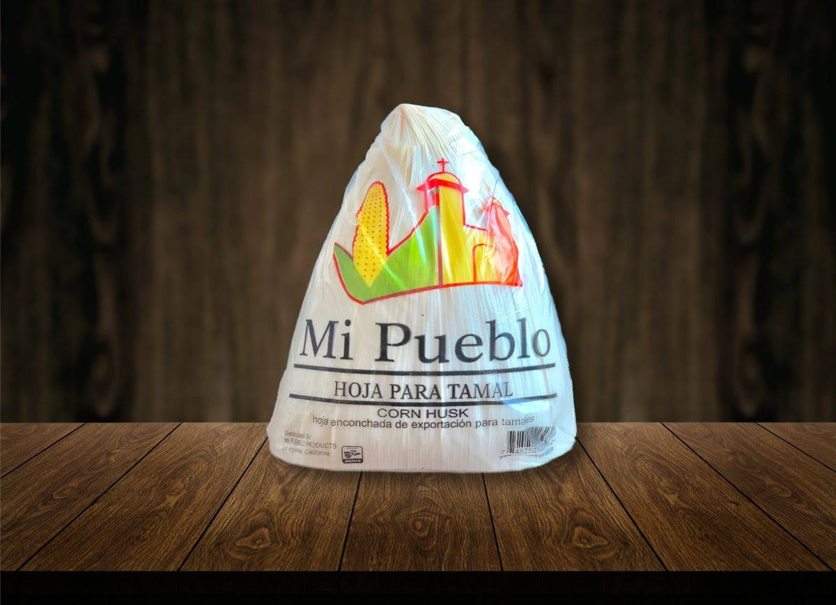 Hoja Para Tamal Mi Pueblo Corn Husk 1 Pound (16 oz)