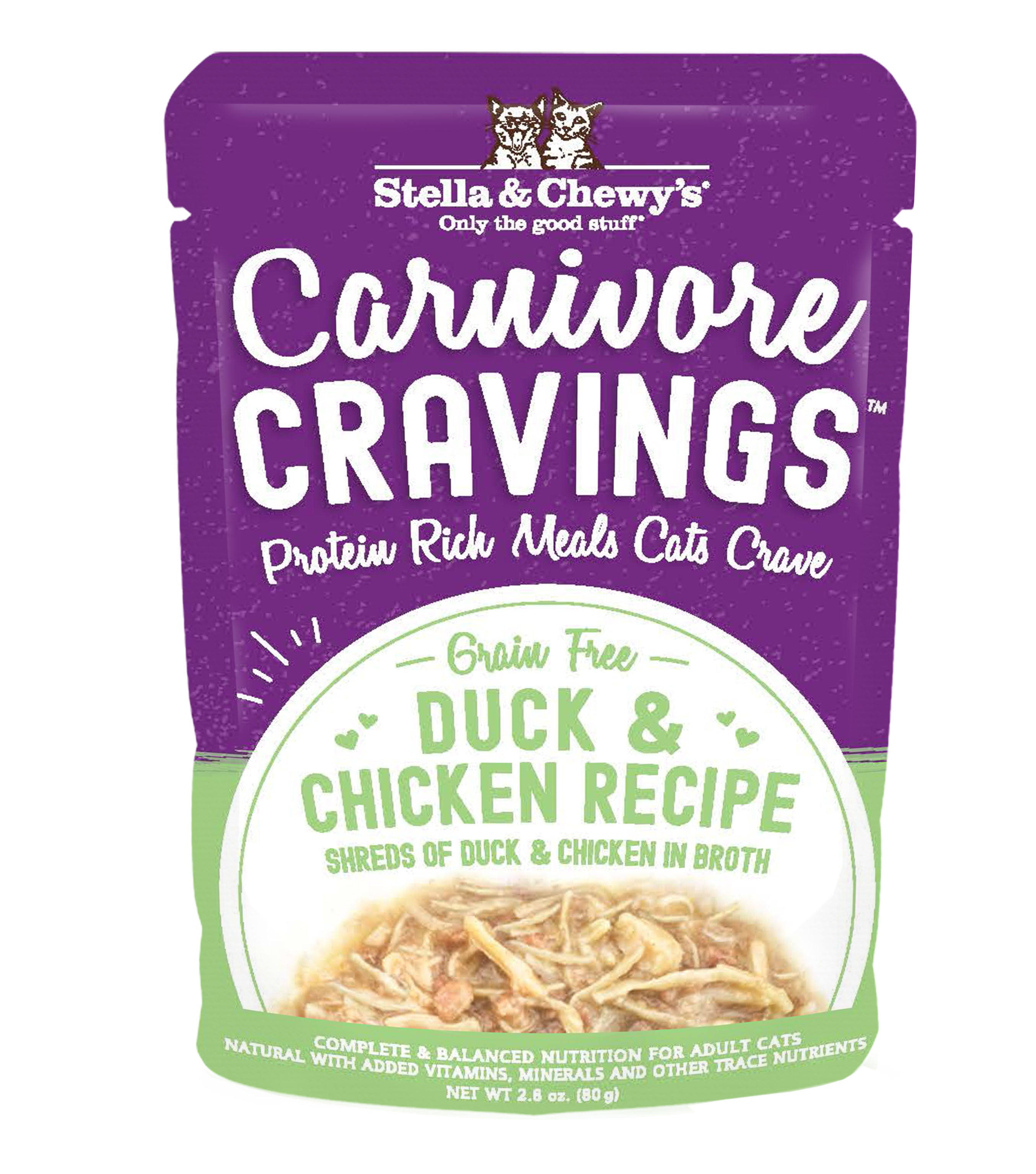 Stella & Chewy's Carnivore Cravings Chicken & Duck Recipe Cat Food, 2.8 oz