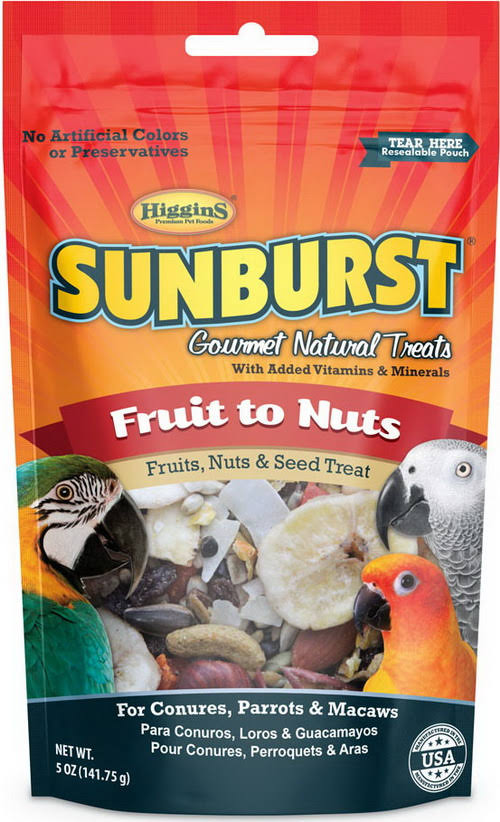 Higgins 32250 sunburst treats fruit to nuts, 5oz