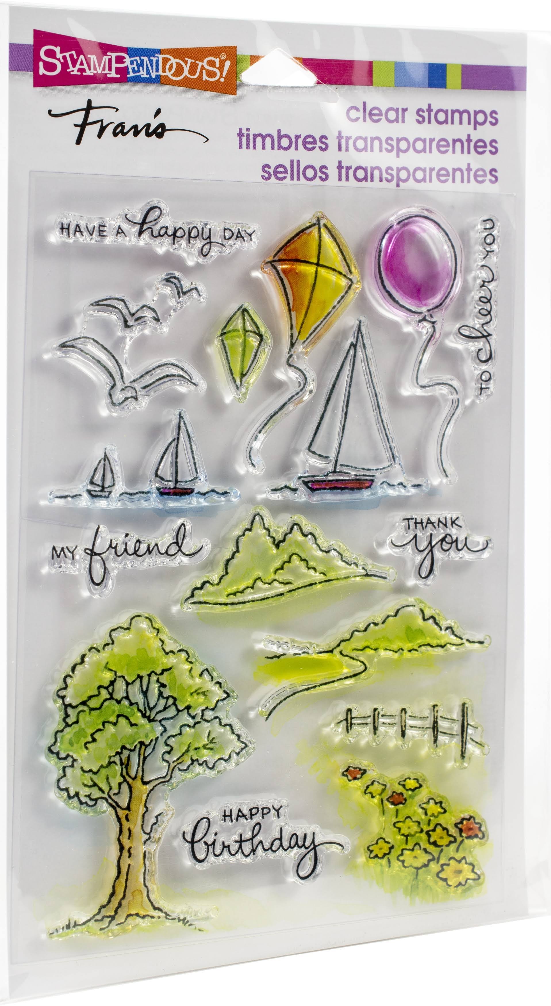 Stampendous Perfectly Clear Stamps - scenic Sampler