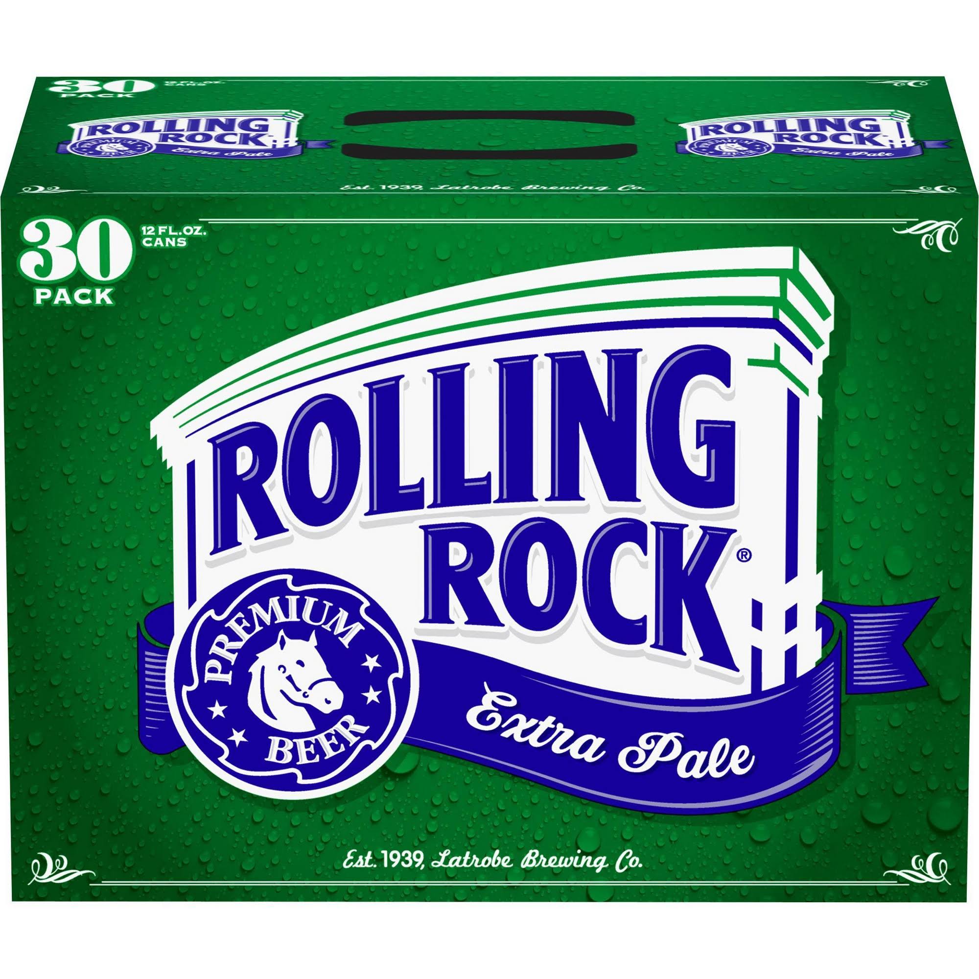 Rolling Rock Extra Pale Lager - 30 Cans