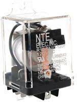 Nte Electronics R10-14A10-120 RELAY, 3PDT, 120VAC, 28VDC, 10A - Power Relays