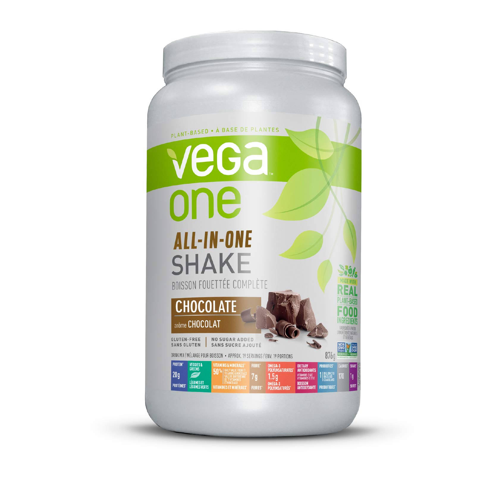 Vega One All in One Nutritional Shake - Chocolate, 876g