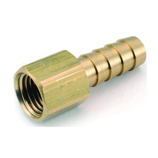 Anderson Metal Low Lead Brass Hose Barb - 1/4" x 1/4"