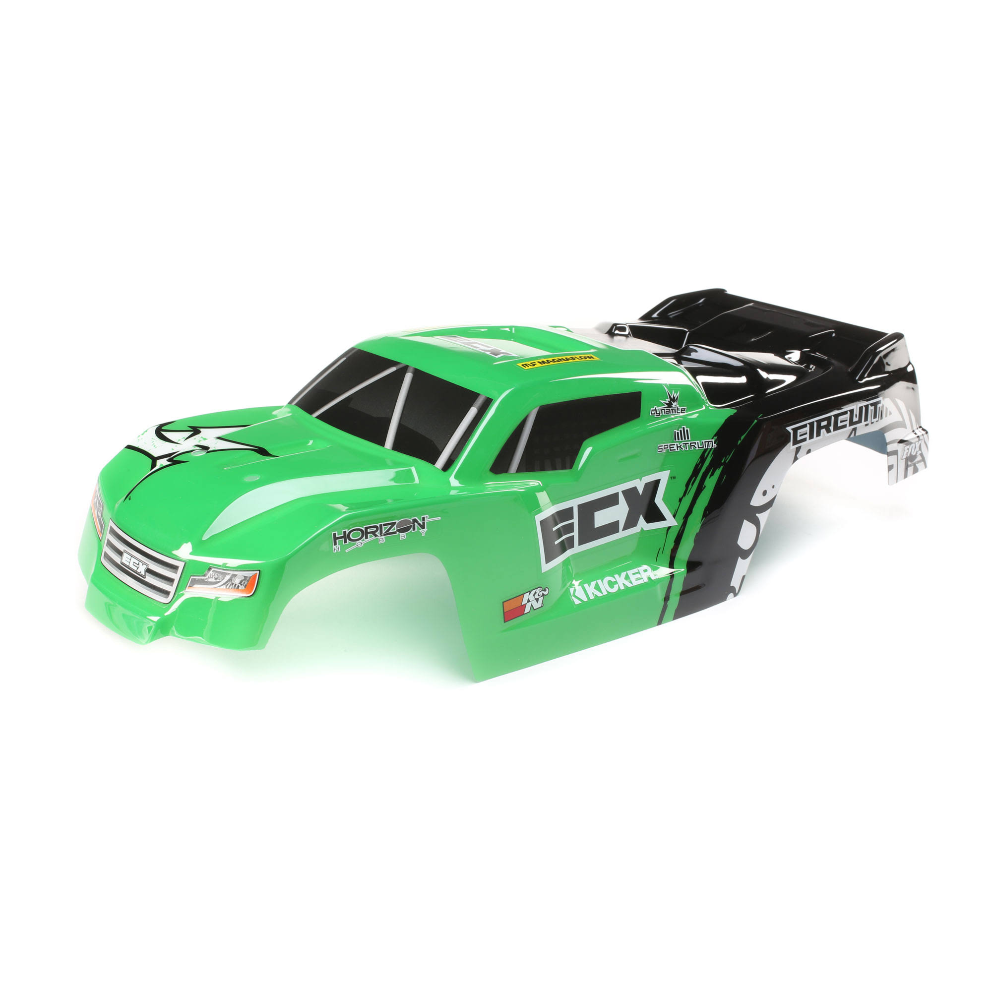 ECX 230037 - Body, Green: 1:10 2WD Circuit