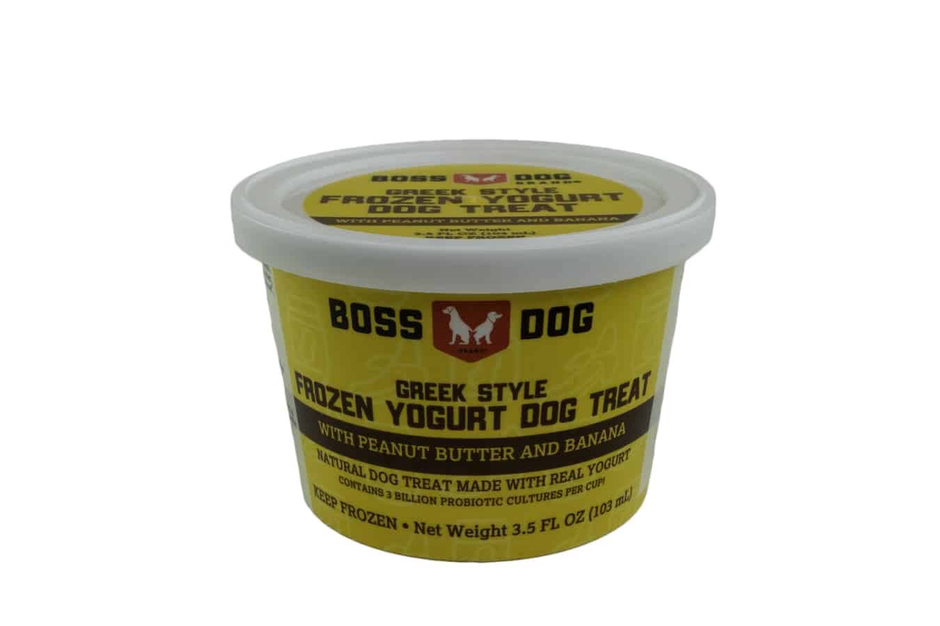 Boss Dog Frozen Yogurt Treat - Peanut Butter & Banana 3.5 oz