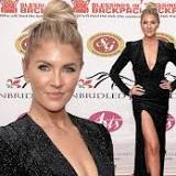 Amanda Kloots Wears Black Sequin Plunging Dress at 9th Annual Unbridled Eve Kentucky Derby Gala