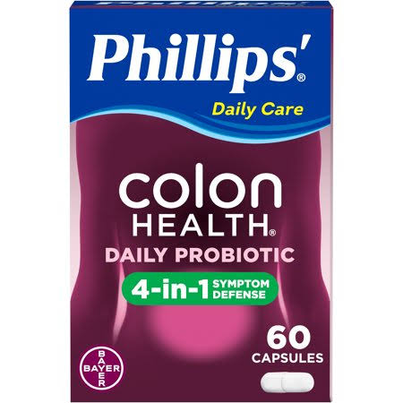 Bayer Phillips' Colon Health Probiotic Capsules - 60 ct