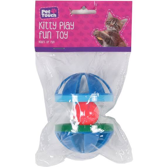 Pet Touch Kitty Ball and Rattle Play Fun Toy