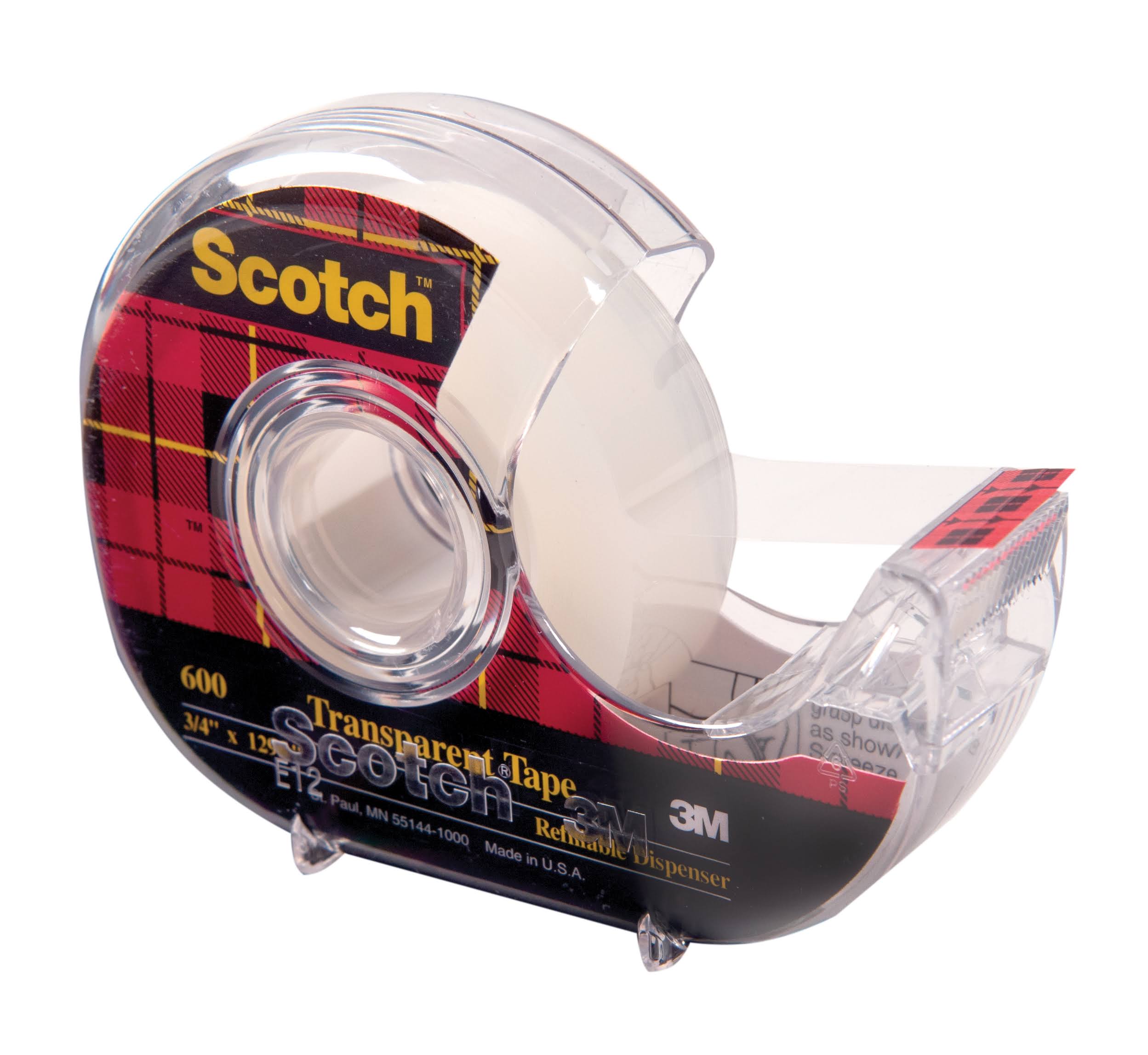 3M Scotch 600 Transparent Tape - 19mm x 33m