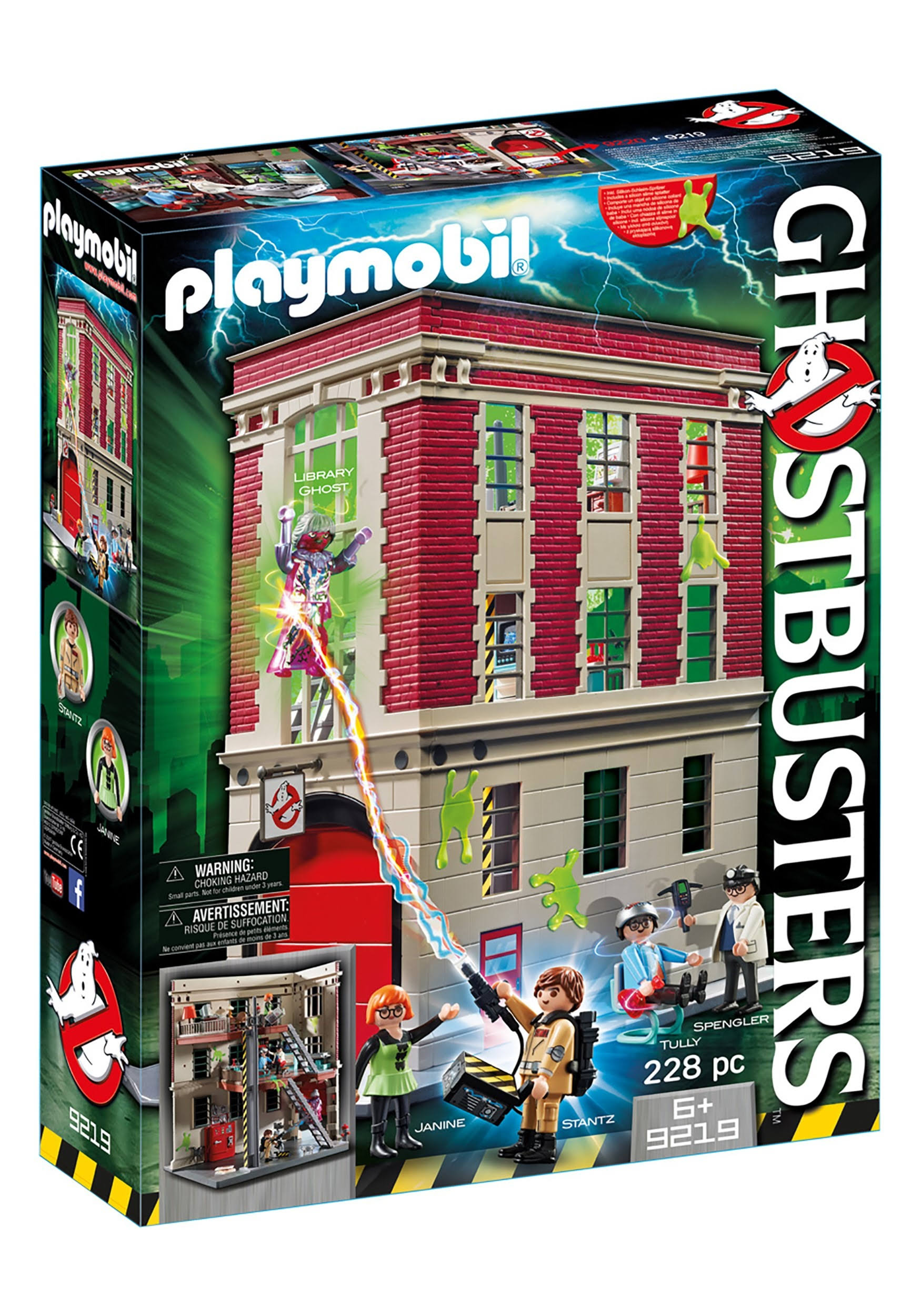 Playmobil Ghostbusters Firehouse Playset