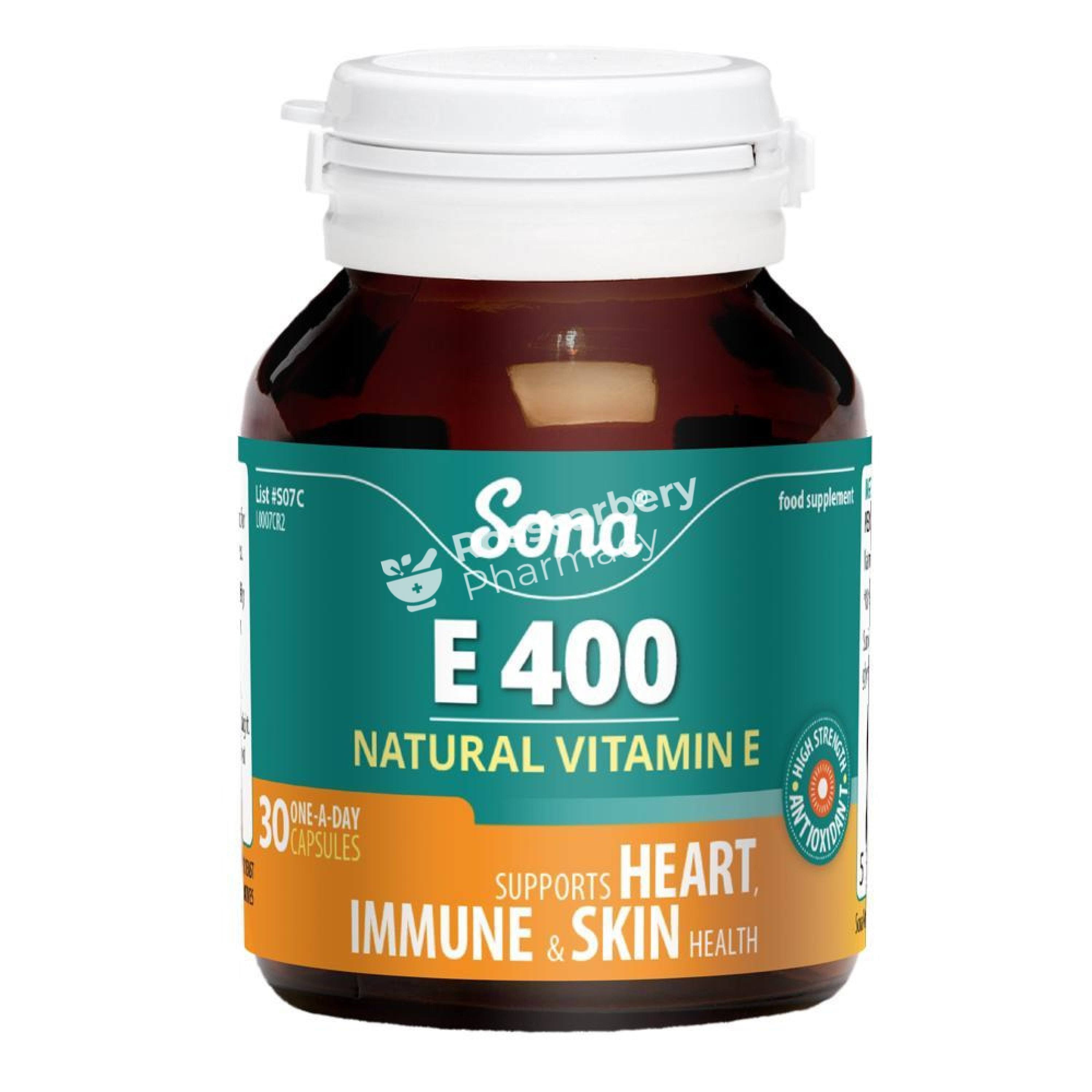 Sona E 400 Natural Vitamin E - 60 Tablets