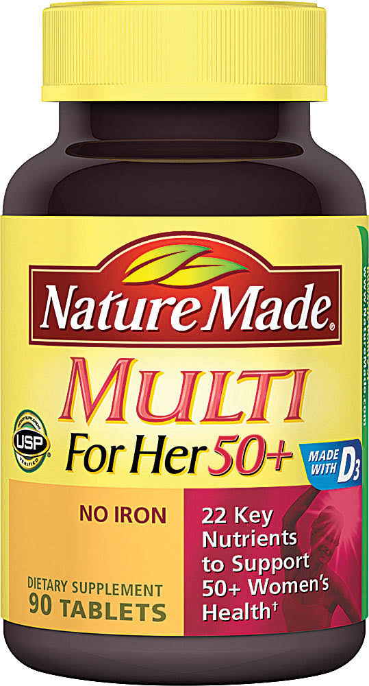 Nature Made Multi Vitamin and Mineral For Her 50+ - 90 Tablets